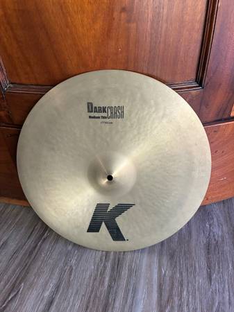 Zildjian K 17” Medium Thin Dark Crash Cymbal 1
