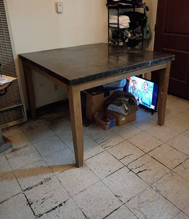 Genuine 2" thick Solid Marble Table Top 1