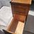 Solid oak filing cabinet with key 9 thumbnail
