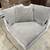 Newer Thomasville Sereen Taupe Fabric CORNER CHAIR w/ Removable & Washable Pillo 1 thumbnail