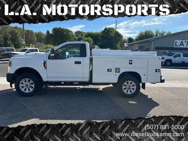 2019 FORD F-350 SUPERDUTY REGULAR CAB SERVICE TRUCK 6.2 GAS 4X4 1