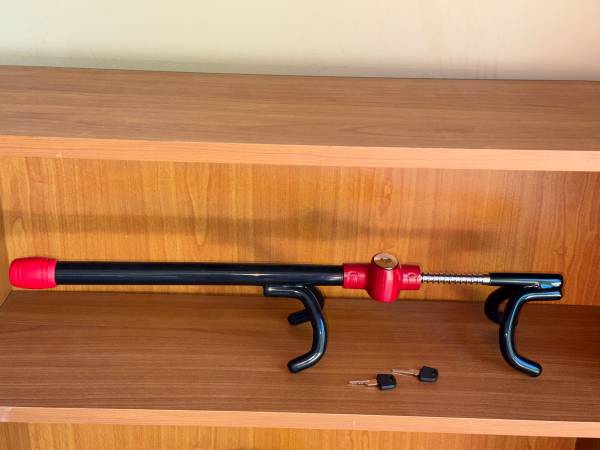 Hyper-Tough Universal Steering Wheel Anti Theft Vehicle Lock 1