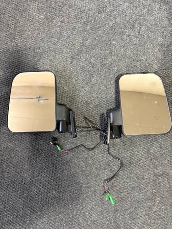 Evolution D5 golf cart mirrors with blinkers (brand new) 1