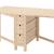 Table & 4 Chairs - Solid Birch Extendable Table & 4 Solid Wood Chairs 2 thumbnail