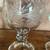 6 Large ELEGANT Assorted Etched Goblets 3 thumbnail