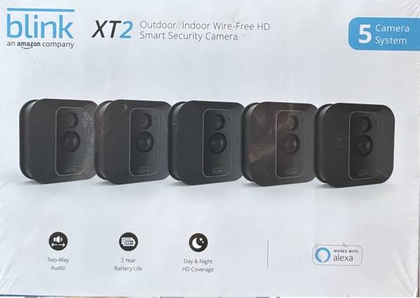 New Blink XT2 5-Camera Wireless Security System - Factory-Sealed 1