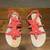 RED FLOWER FLIP- FLOPS 8 thumbnail