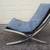 SILVER SCISSOR CHAIR with cushion 2 thumbnail