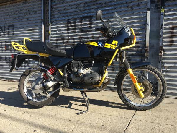 1992 BMW R100GS Bumble Bee