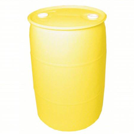 55 Gal HDPE Yellow Transport drum 1