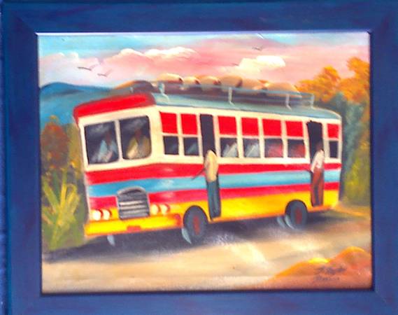 Jamaican Oil Painting on Canvas 1