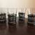 4 Pewter Coca Cola Holders with Flared Glass 1 thumbnail
