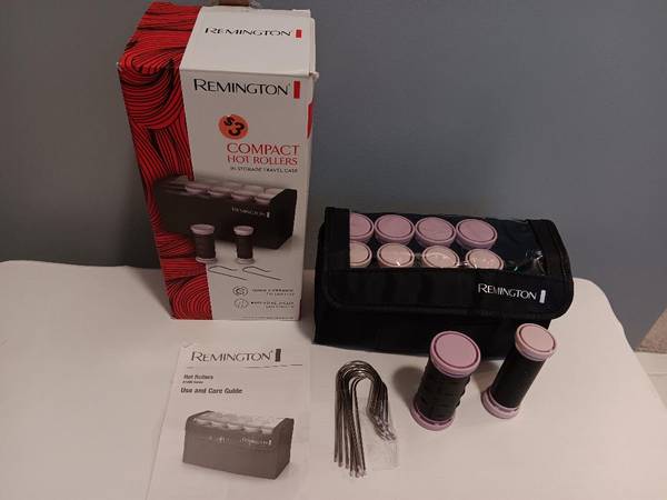 Remington Hot Rollers 10 Piece 1-1.25" Purple  Ionic Ceramic Curlers 1