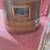 Vintage Round Wood Sewing Basket with Shelf to Hold Thimble & Thread 2 thumbnail