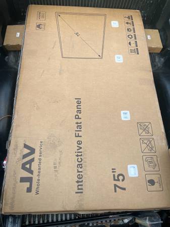 Jav 75” interactive flat panel 1