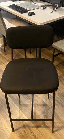 3 black stools 1