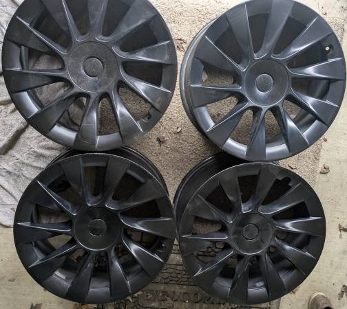 Tesla Model Y 20” 2020-2025 Induction Wheel Rims Black OEM 1