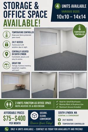 Storage/office space 1