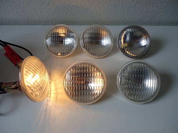 6 Tested Tractor 4411 Type Sealed Beam Tractor Fender Lamps (Lights) 1