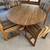 Solid oak dining table and chairs 2 thumbnail
