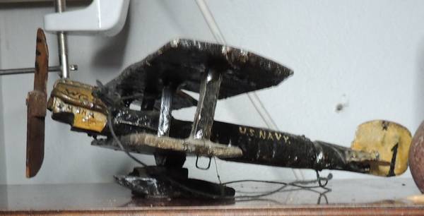 ANTIQUE FLOAT PLANE 1910 HOMEMADE 1