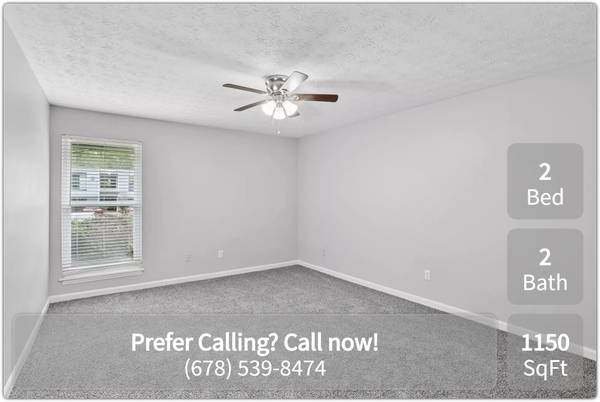 Spacious 2 Bed, 2 Bath. 1150 SqFt! Wonderful community! Visit today! 1