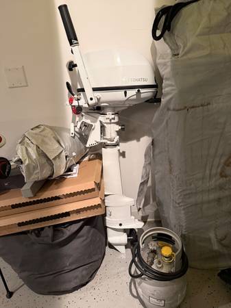 2021 Tohatsu 5hp Long Shaft Propane Outboard for Sale 1