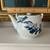 Vintage Japanese Teapot White with Blue Flowers Strainer Bamboo Handle 4 thumbnail