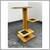 Square Cat Habitat Acacia Cat Tree Modern Cat Tower 4 thumbnail