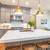 Kitchen Island Installation Custom Waterfall Bar Countertop Quartz 2 thumbnail