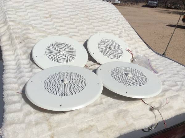 Four Flush mount speakers 1