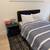Modern Upholstered Full Size Bed Frame No mattresses include 2 thumbnail