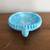 Vtg Fenton Blue Slag Glass Ruffled Edge Hobnail Handled Heart Dish 4 thumbnail