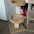Heavy cat tree 42" tall with large 13" diameter bed 3 thumbnail