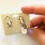 Blue clip on boutique earrings - new 6 thumbnail