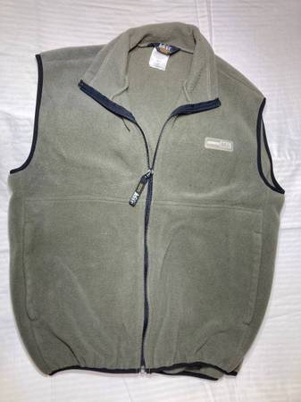 NEW REI Men's Fleece Vest Polartec Forest Green Size Medium 1