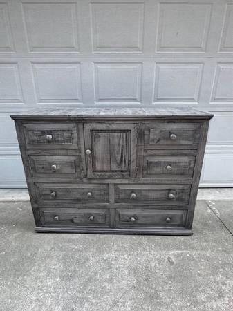 Refinished! Rustic Cabin Dresser Buffet 1