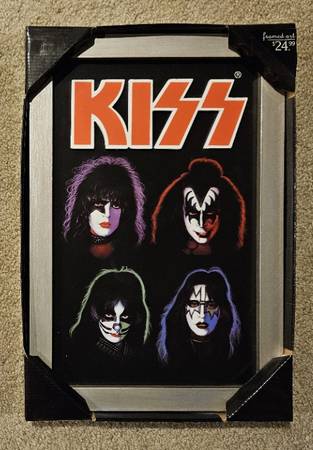 KISS Framed 3-D Wall Art 1