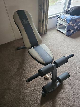 Golds gym workout bench 1