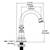 4 in. Centerset Double Handle High-Arc Bathroom Faucet #5233 7 thumbnail