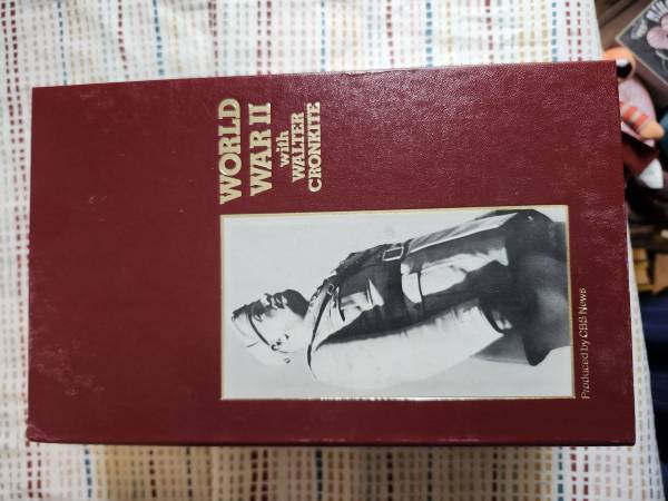 Vintage World War II with Walter Cronkite CBS Video Library VHS
