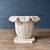 Post Modern Tessellated Stone Leaf Motif Split-Base Dining Table, c.19 6 thumbnail