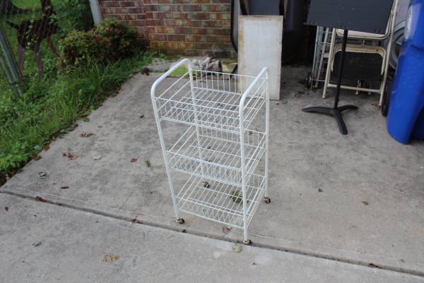 rolling kitchen laundry room storage unit 1