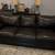Brown Leather Couch 1 thumbnail