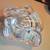 MCM Orrefors Fleur De Lis Signed Heavy Crystal Bowl / Ashtray 8.5x7.5x 5 thumbnail