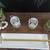 Distressed White 16" Rectangular Wood Trays Handles Table Vanity Bath 20 thumbnail