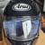 Arai black small motorcycle helmet 3 thumbnail