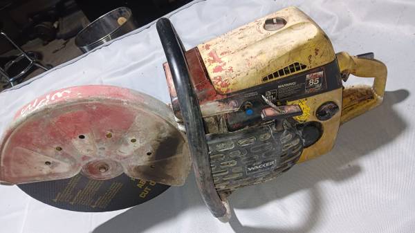 Wacker concrete saw 1