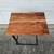 Rustic industrial c-style side accent table 6 thumbnail
