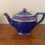 Teapot Hall Hollywood 0116 style Cobalt Blue with gold trim 5 thumbnail